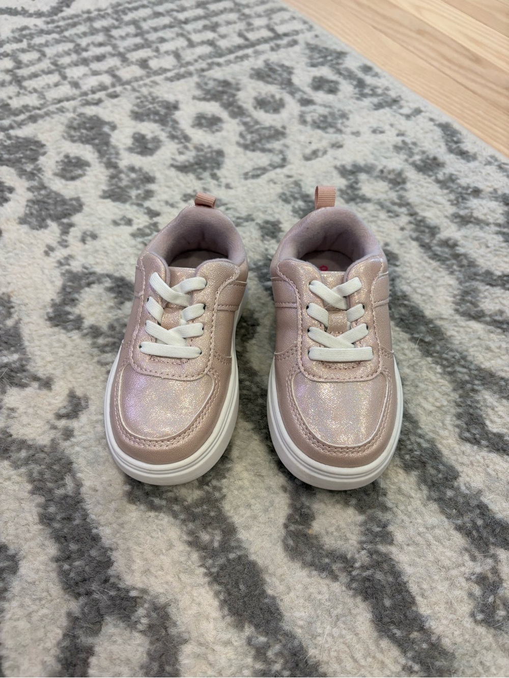 Old Navy Shimmer Rose Pink Kids Sneakers